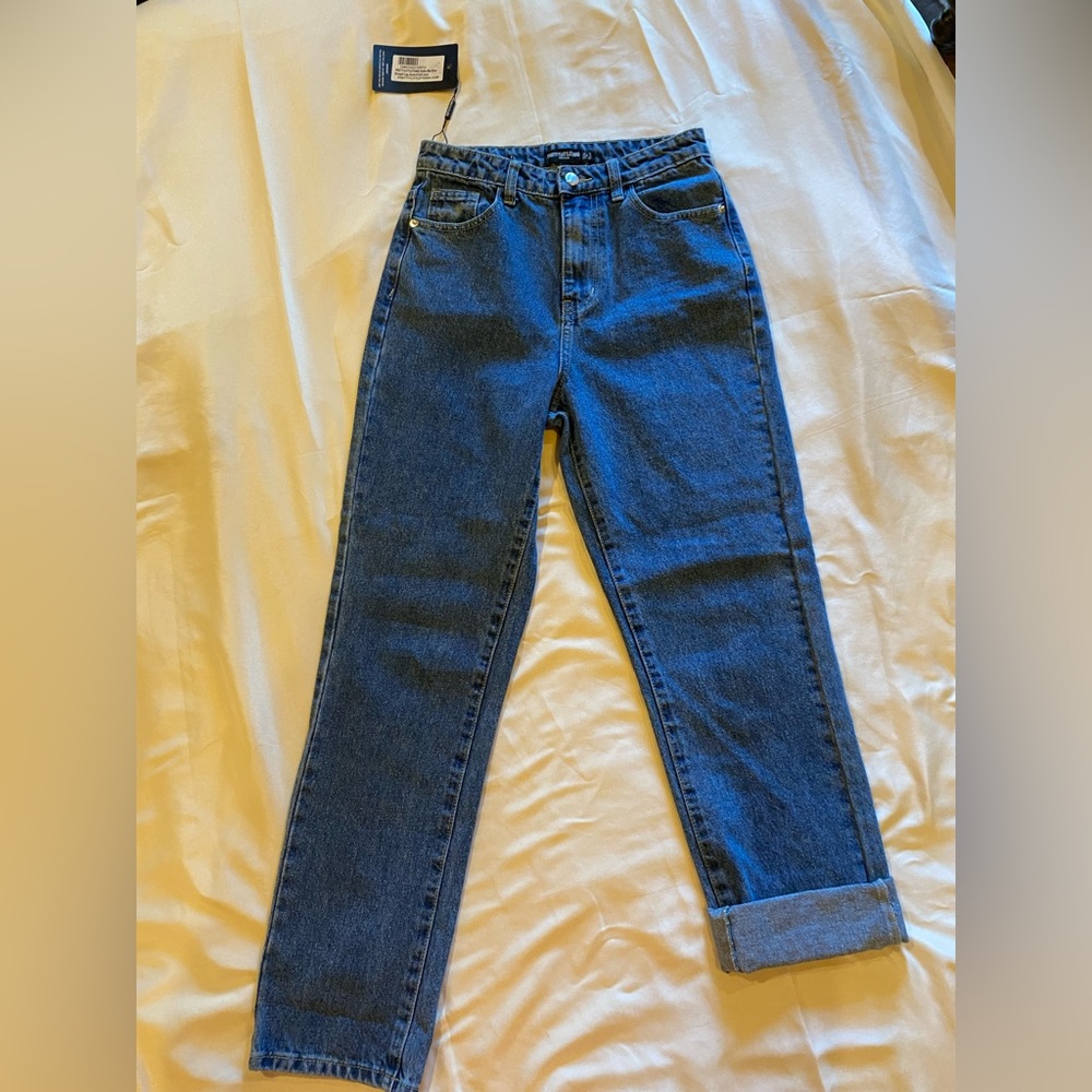 Pretty Little Thing Blue Jeans, Women's Size 0 Petite